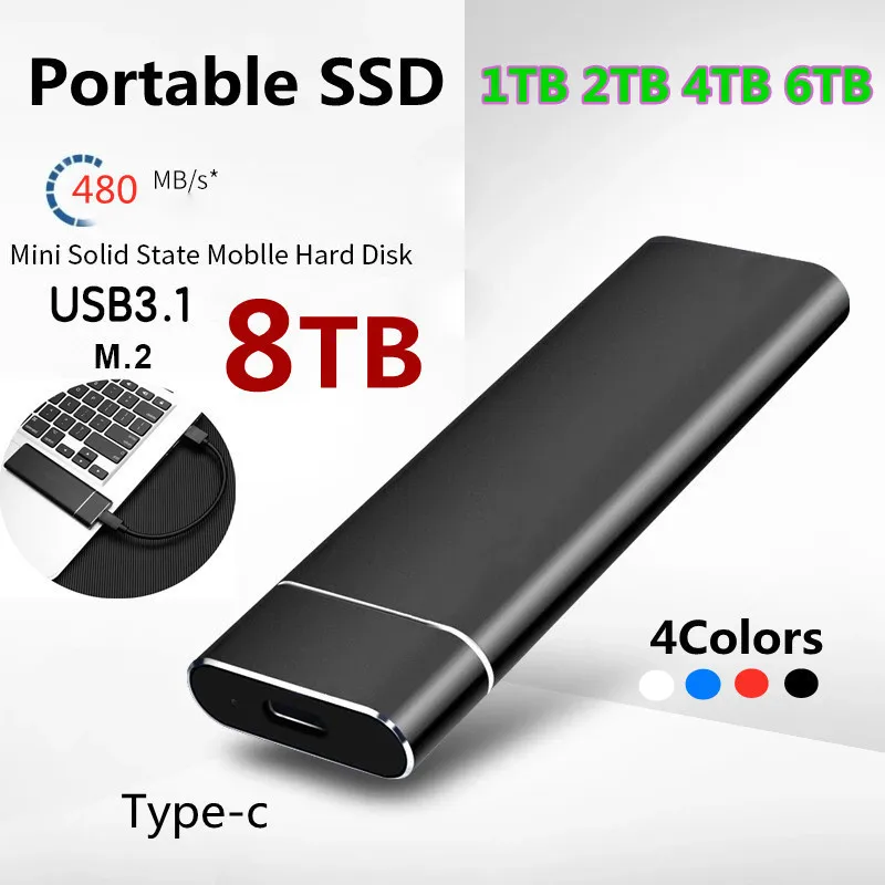 Внешний жесткий диск SSD M.2 портативный HD Externo 1 ТБ 2 4 USB3.0 внешний 8 ssd |