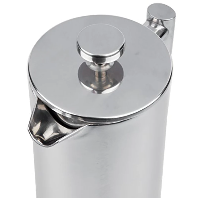 Coffee Maker French Press Stainless Steel Espresso Coffee Machine Double-Wall Insulated Tea Maker Pot 1000ml