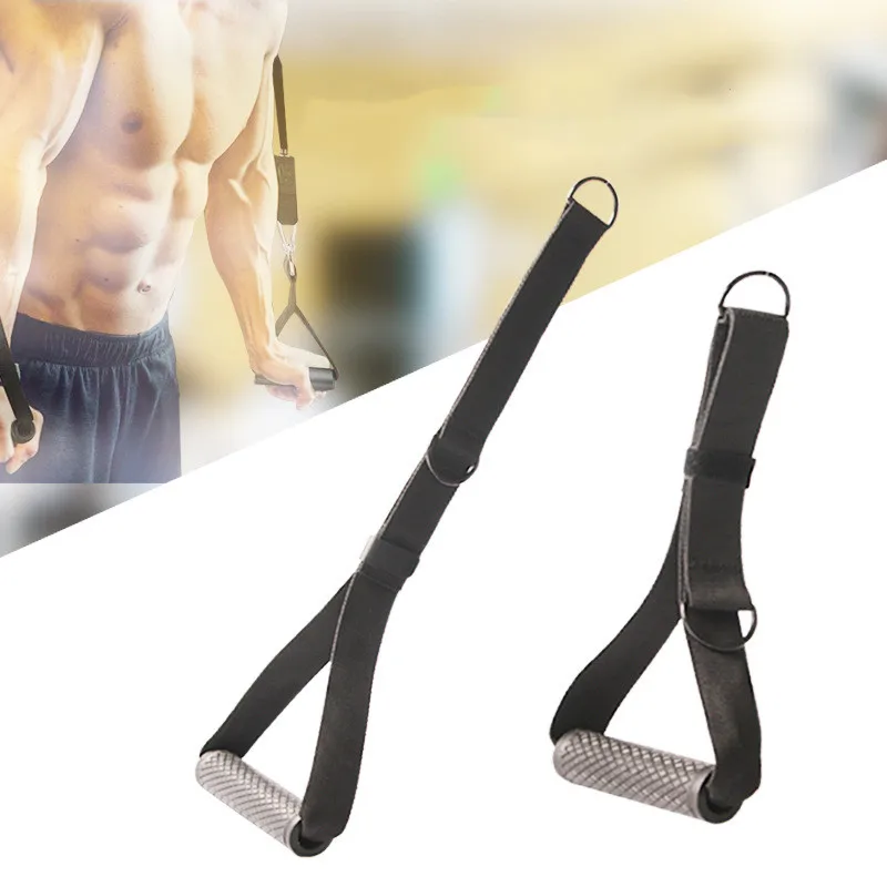 

Adjustable Multi-function Heavy Duty Deadlifting Drawcord Handle For Resistance Bands Home Gym Cable Machines Attachments