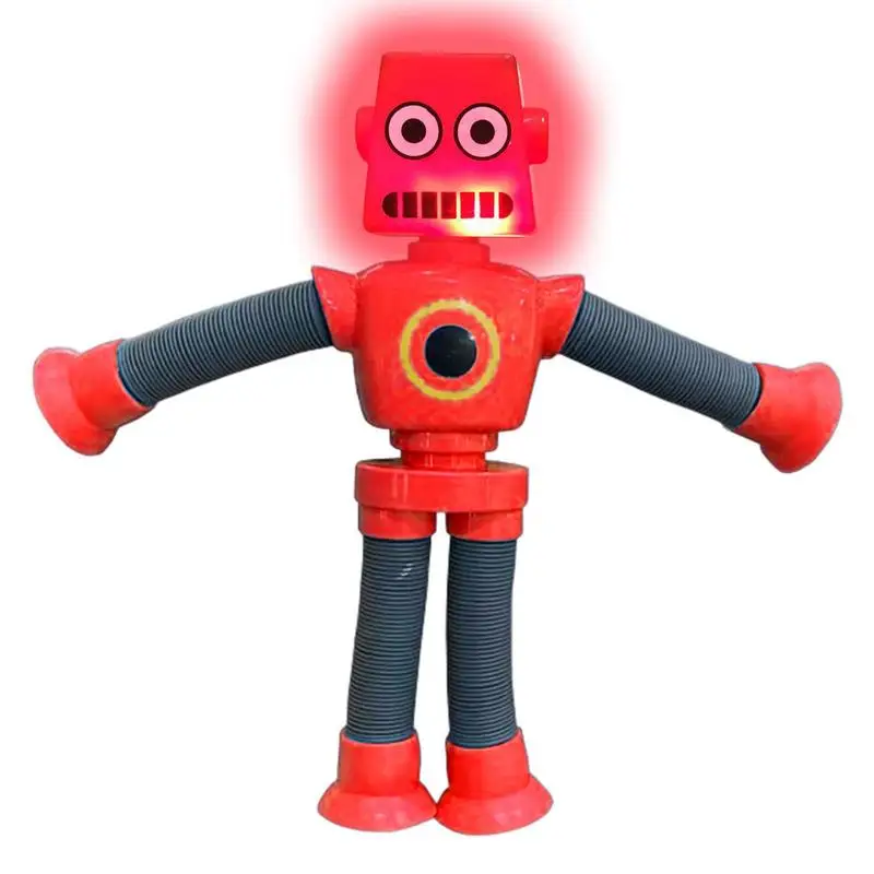 Telescopic Suction Cup Robots Toy Telescopic Robot Novelty Stretch And