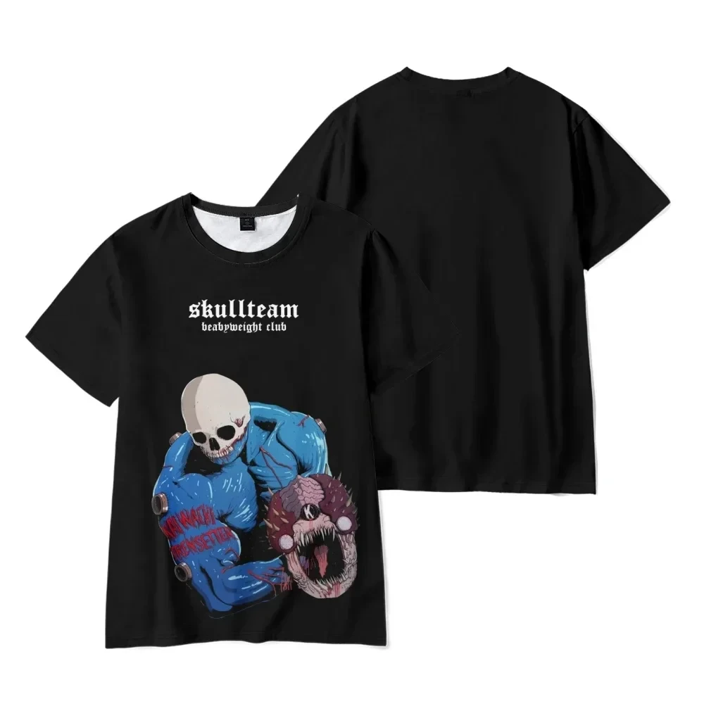 Kai Wachi SKULL TEAM Merch t-shirt 3D Print Men Short sleeve t shirts Hip Hop streetwear O-neck T-shirt Unisex clothing
