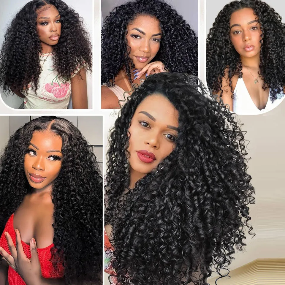 Mongolian Pixie Curly Human Hair Bundles Raw Vietnamese Unprocessed Burmese Hair Bundles Double Drawn Hair Weave Extensions 6
