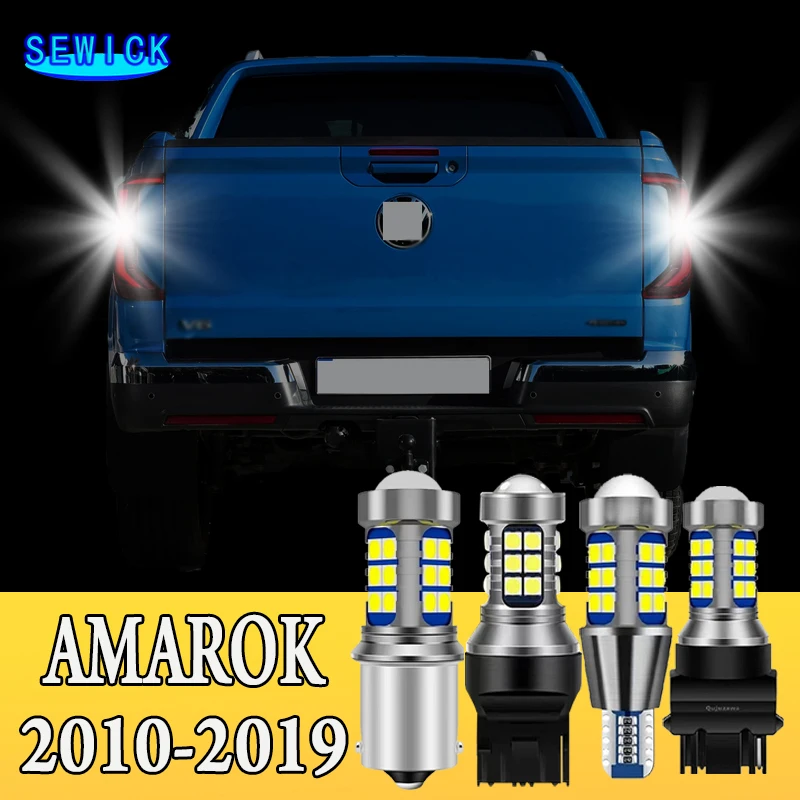 VW 폭스바겐 아마록 2010-2019 2011 2012 2013 2014 2015 2016 2017 2018, 2x LED 리버스 라이트 백업 전구 액세서리