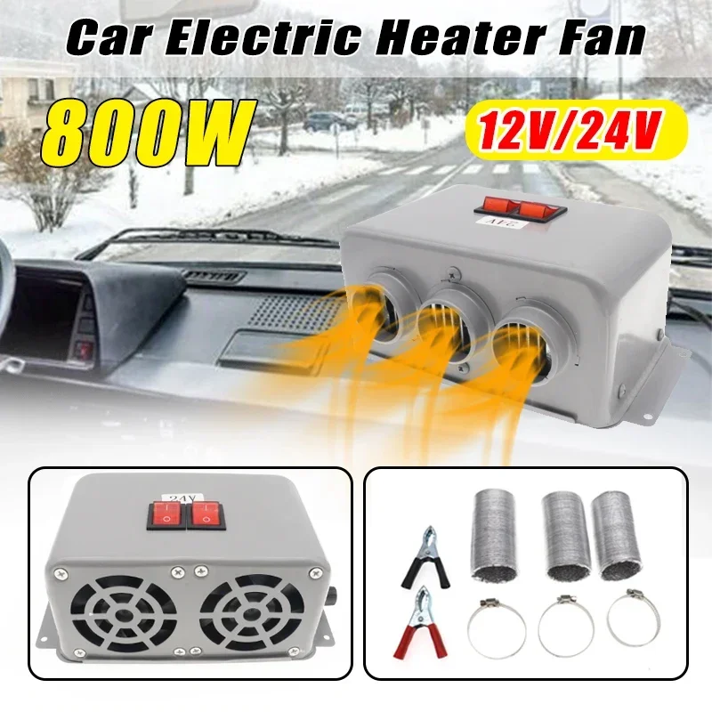 Chauffage D'appoint Voiture électrique 500W 12/24V - Portable Dégivrant