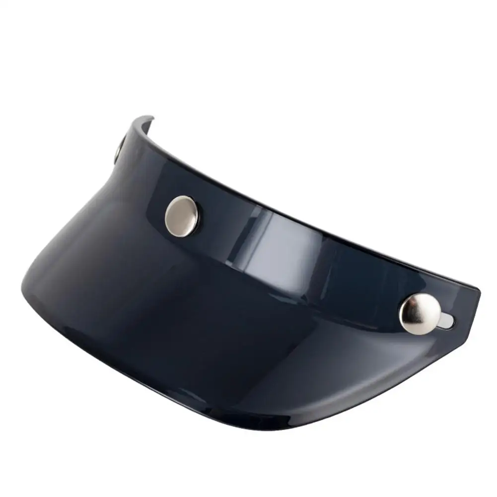 Motorcycle-Helmet-Sun-Shade-Protector-3-Snap-Button-Retro-Open-Face ...