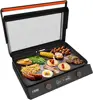 22-Inch Electric Griddle - 1200W Non Stick Ceramic Titanium Coated Stainless Steel Tabletop Griddle with EZ-Touch Control Dial 1