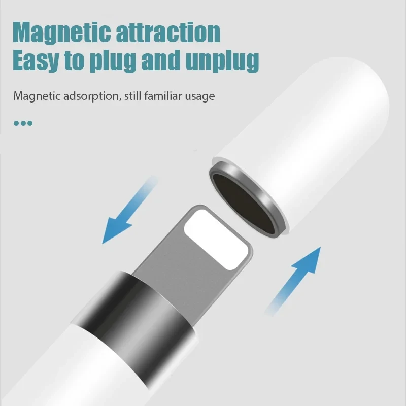 Compatible with Apple Pencil Tip / Magnetic Replacement Cap / Charging Adapter For Apple Pencil 1st Generation iPad Accessories