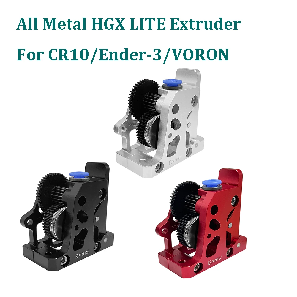 

All Metal HGX-LITE Extruder 3D Printer Parts HGX-lite Dual Gear Extruder Hardened Steel Reduction Gear For CR10 Ender 3 VORON
