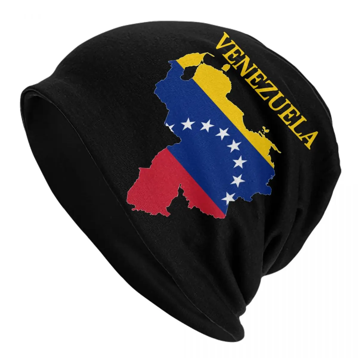

Venezuela Map Flag Skullies Beanies Hats Venezuelan Summer Men Women Ski Cap Warm Dual-use Bonnet Hat