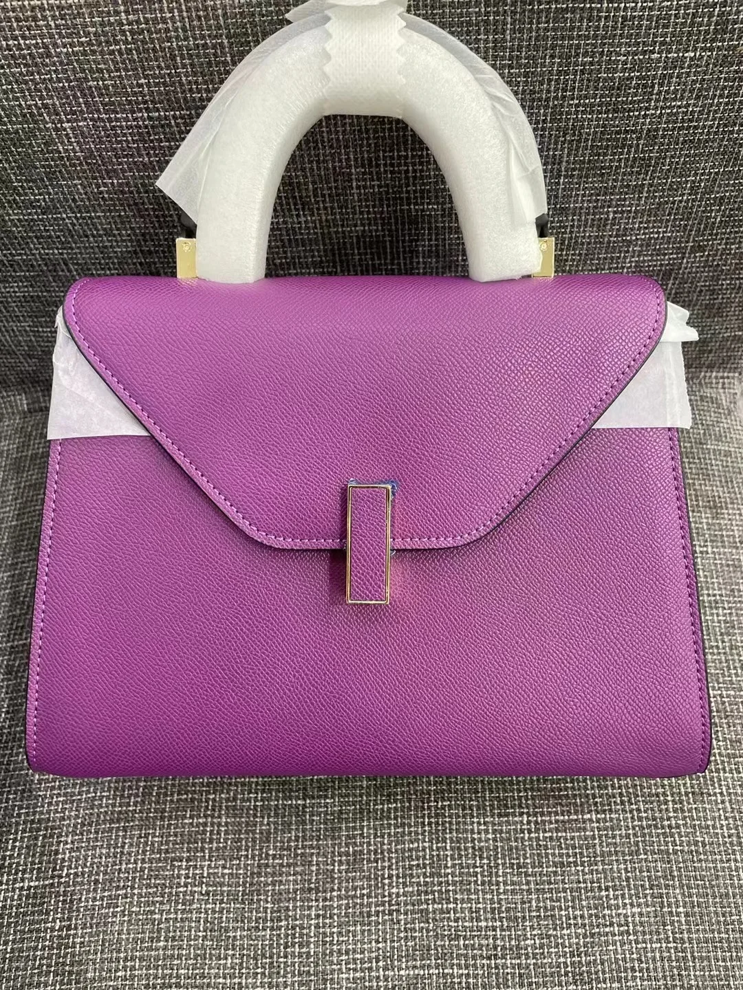 حقيبة يد جلدية مربعة للنساء ، حقيبة ساعي البريد ،...