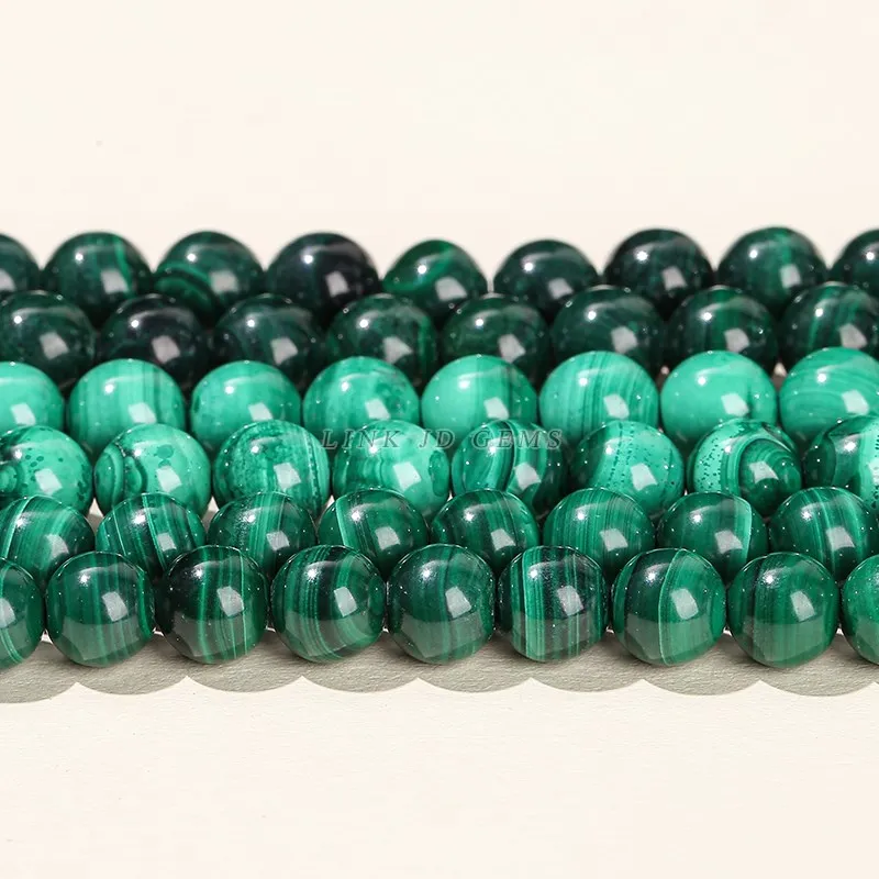 Beads Jewelry Making Natural Green Malachite Stone Beads
