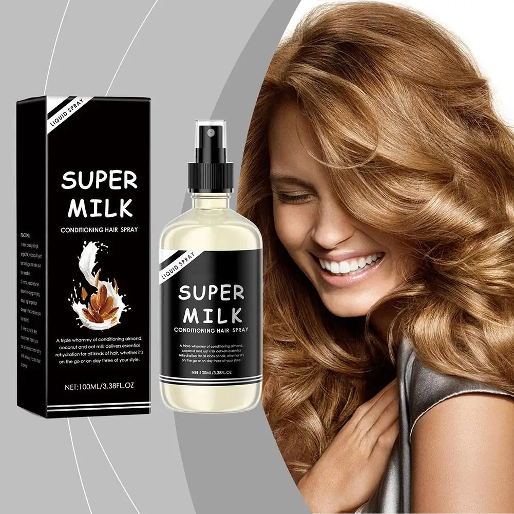Leave-In Hair Spray 1/3PCS Gently Moisturizes And Improves Frizz Softens And Shines Fresh Fluffy Hair Spray Mask