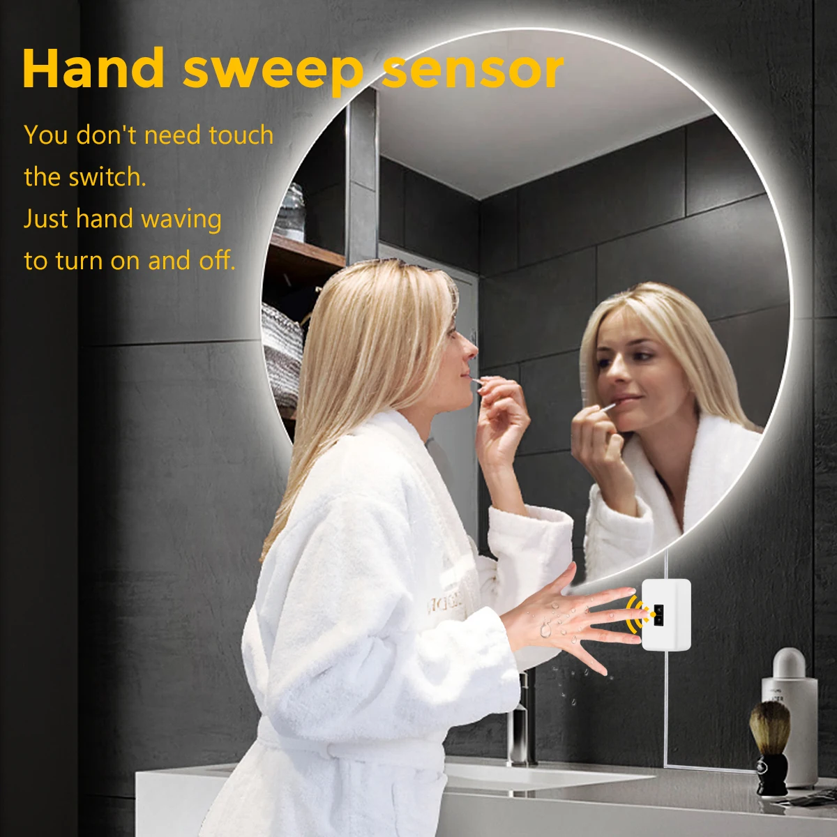 LED Vanity Makeup Light Strip with Adhesive Tape for Bathroom and Dressing Table Decor