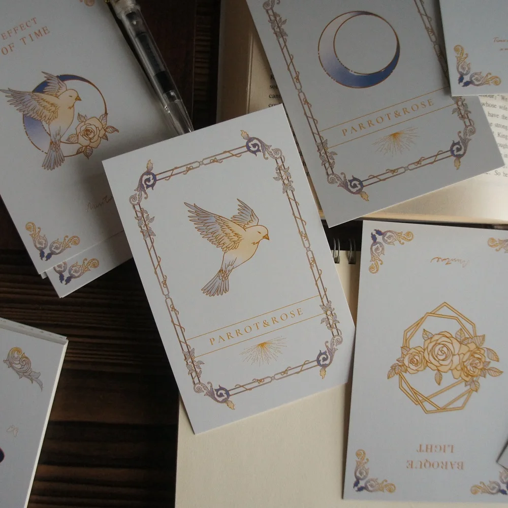 

15pcs The Story of Nightingale and Rose Design As Post Card Gift Greeting Gift Card Party Invitation Scrapbooking Use