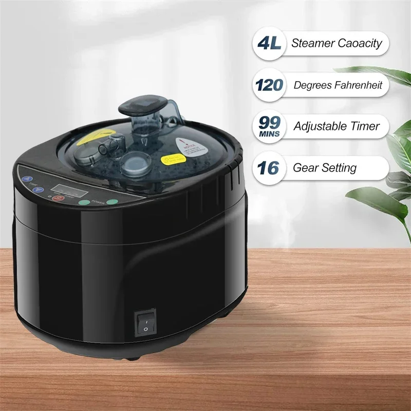 Full Size Steam Sauna Set, Whole Body Large Space Home Spa With 4L Steamer  4L 1500W EU US AU UK Plug for Relaxation Detox 5