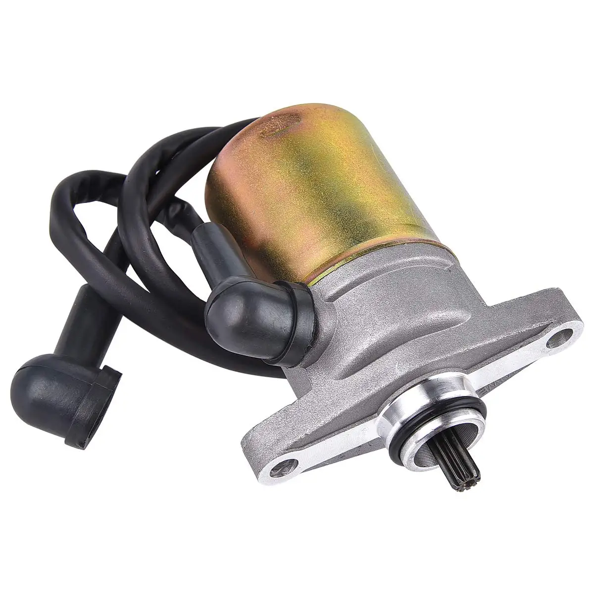 10 Teeth Starter Motor for GY6 49cc 50cc 60cc 80cc Scooter Moped ATV Taotao Roketa Sunl Baja Jonway QMB139 Engine Scooter Moped starter motor set