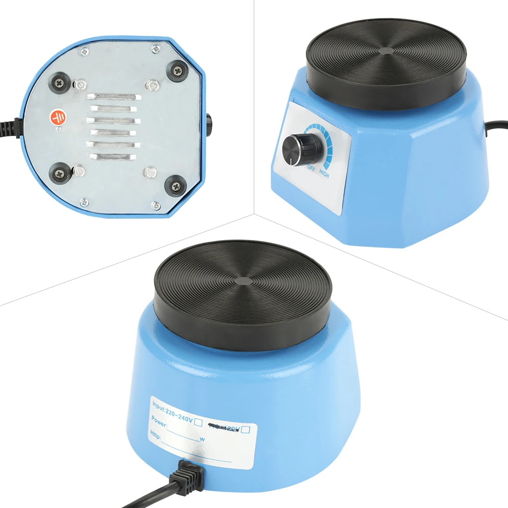 220 V100W Eu Plug Round Vibrator Shaker Oscillatore Dentista Dental Techniciansutilizzato Per Eliminare Agar Agar Foam Dental Lab Equipmen