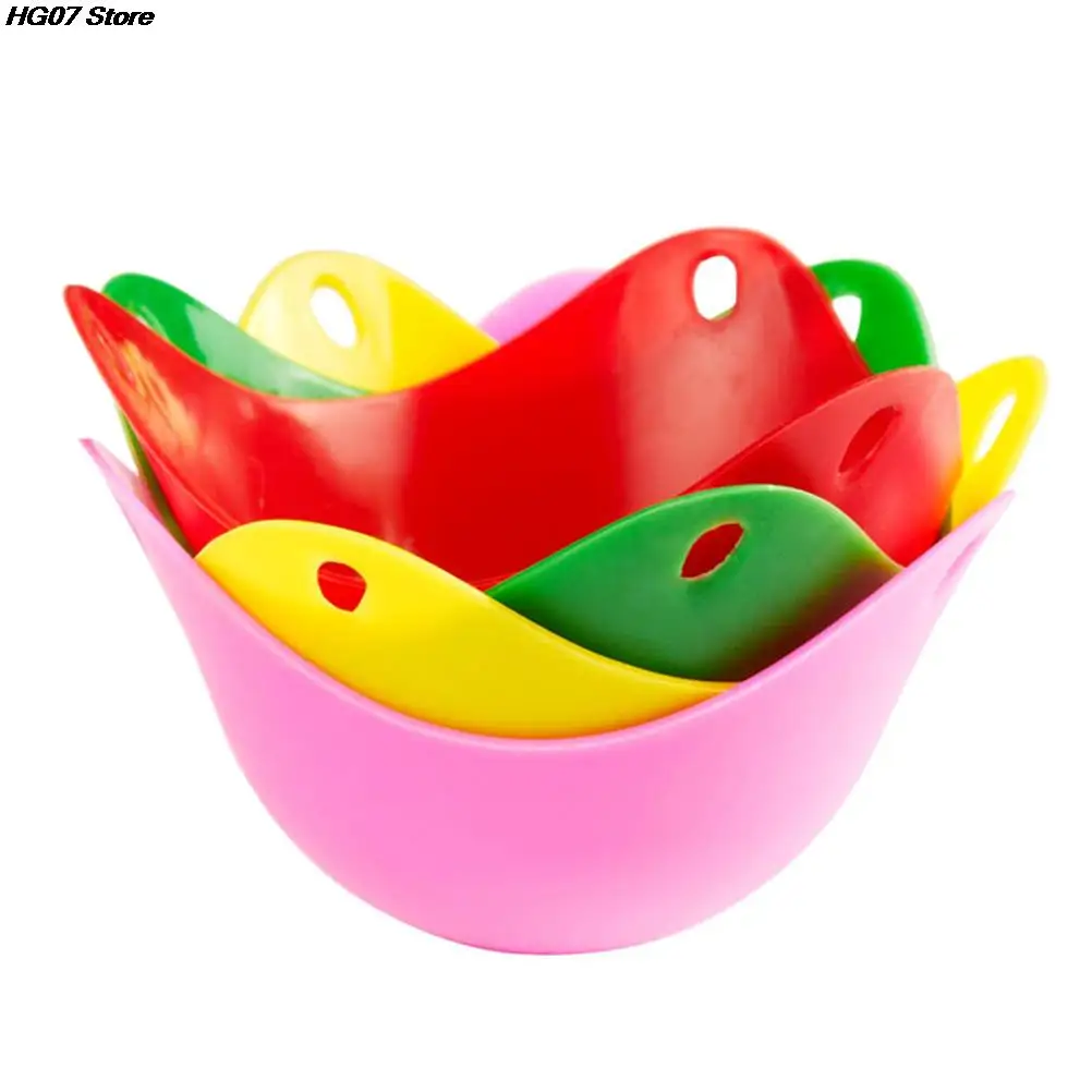 Round Silicone Egg Poacher Poaching Pods Bowl Rings Cooker Kitchen Boiler Cooking Tools Pancake Maker 1Pcs egg boiler mold cup,egg poacher,silicone egg poacher