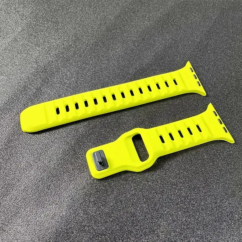 Silicone Sport Band for Apple Watch - Lightweight and Soft Bracelet Strap
