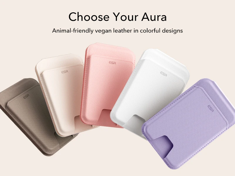 Aura ESR en cuero vegano y colores variados
