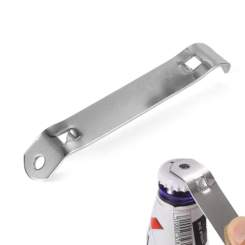 1 Pcs Creative Stainless Steel Manual Bottle Openers Simple Multi-Purpose Beer Soda Bottle Opener Kitchen Gadgets