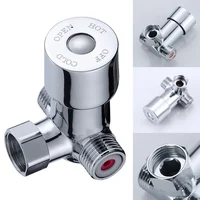 G1/2 Hot Cold Water Mixing Valve Thermostatic Mixer Adjustable Tap Water Temperature Control Valve Bathroom Accessories 1