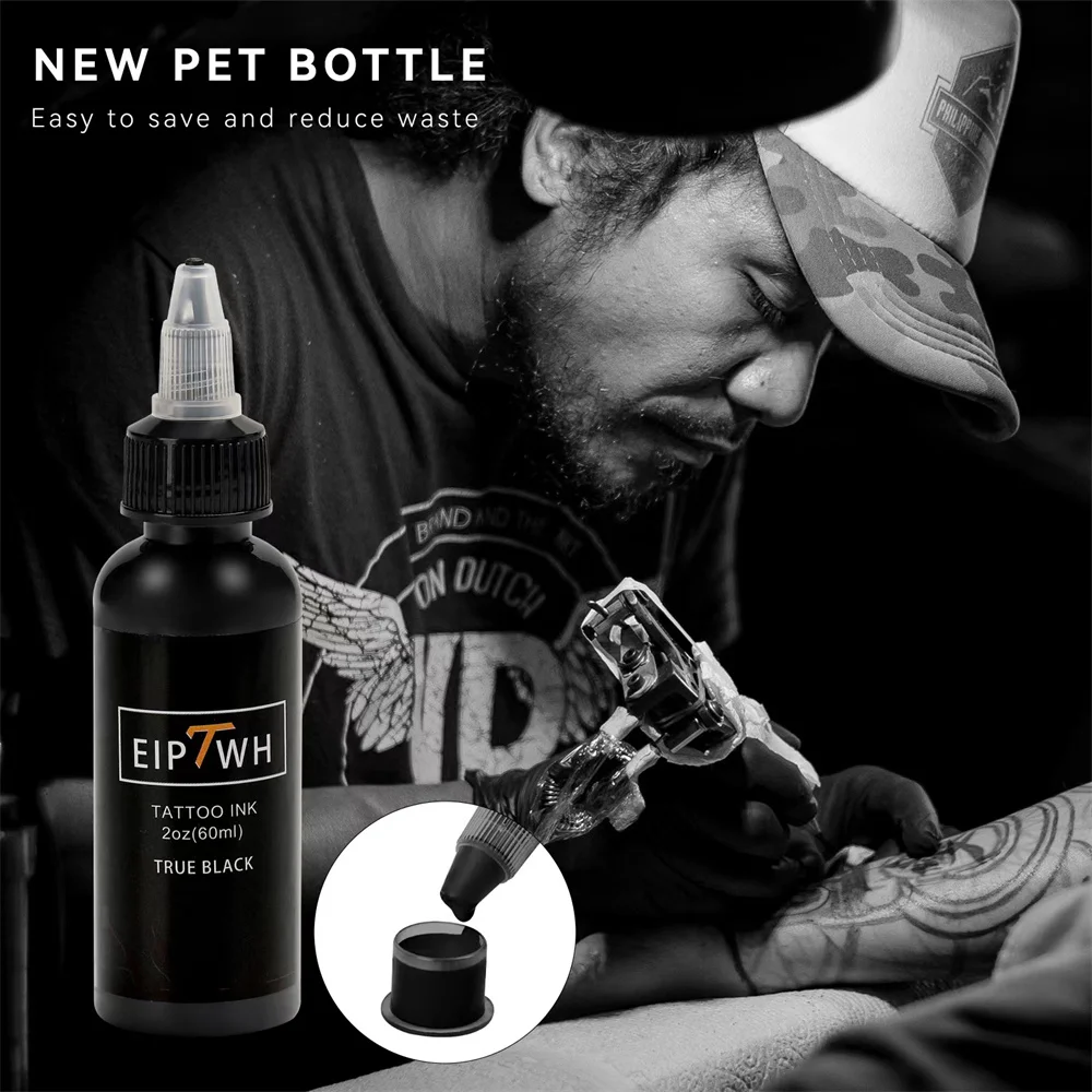 Tattoo Ink Pigment Professional DIY Tattoo Pigment Permanent TattooInk for Body Art 60ml/bottle