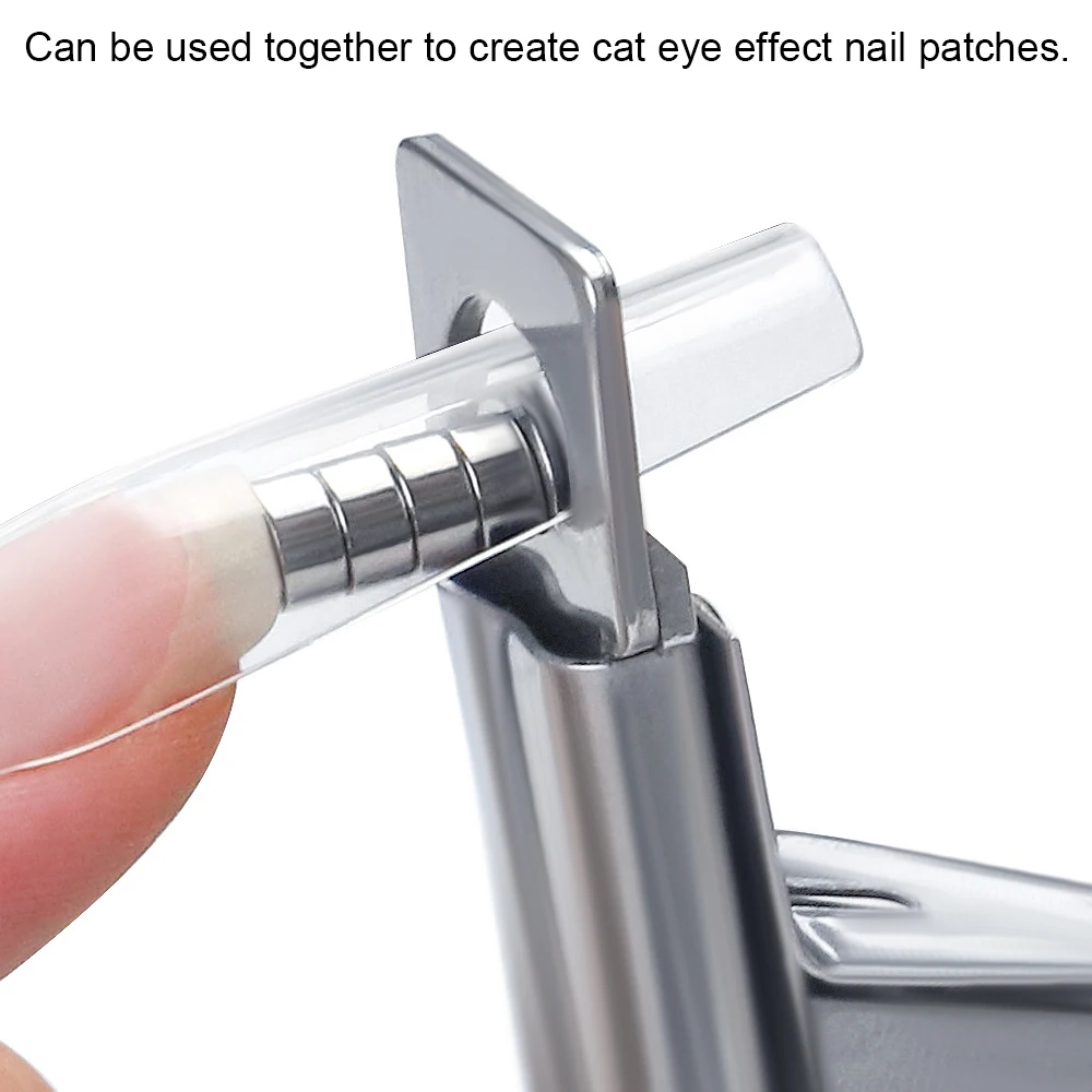 Professional Nail Art Clipper U-cut Stainless Steel Nail Cutter Scissors French False Trimmers Cutters Nail Art Tools With Magne 4