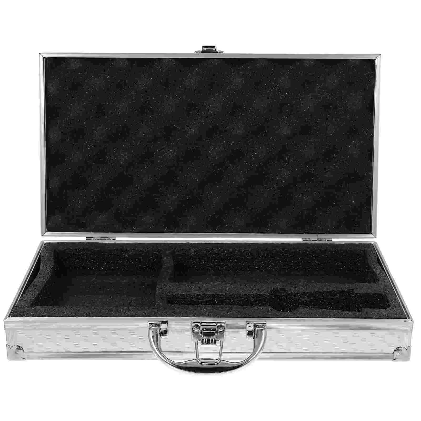 

Aluminum Tool Holder Box Case Flight Briefcase Tool Box Travel Luggage Organizer Case Portable Tool Storage Safety Box