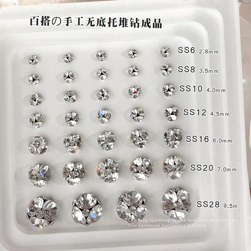 반짝 이는 크리스탈 스파클 라인 석 반짝이 지르콘 물방울 러브 하트 파일 드릴 네일 아트 장식 DIY 매니큐어 액세서리