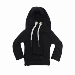 Gear Shift Mini Hoodie Cover - Universal Car Shift Lever Interior Decoration (Black)