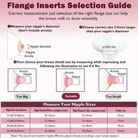 ชุดถ้วยสะสม 24 มม. และเม็ดมีดแปลนเข้ากันได้กับอุปกรณ์เสริมสําหรับเปลี่ยนเครื่องปั๊มนม Momcozy M5 เท่านั้น 6