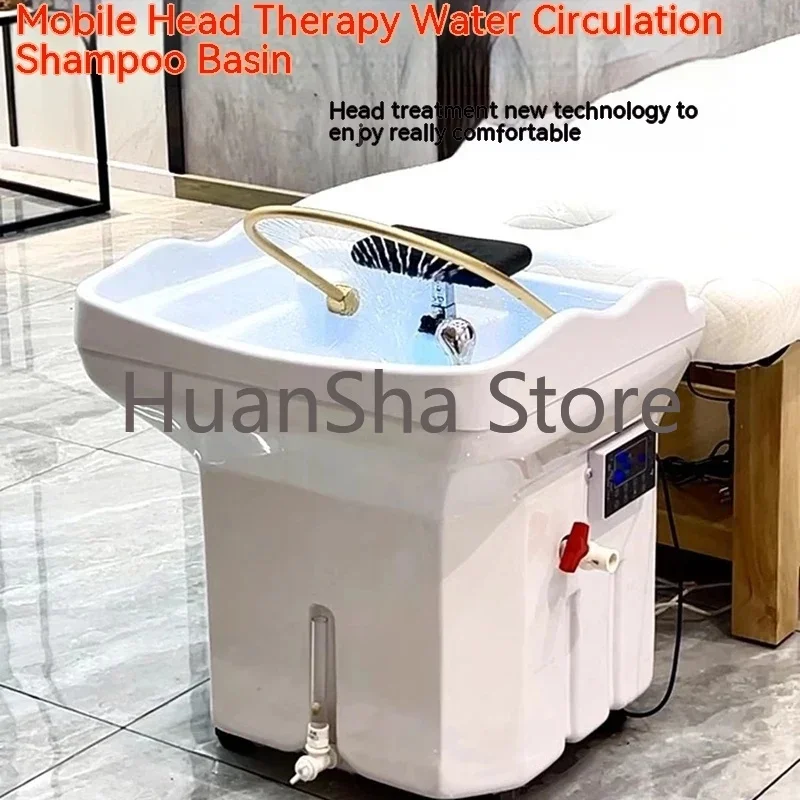 Stylist Beauty Salon Shampoo Chair Head Spa Japanese Portable Hair Salon Chair Hairdressing Silla Peluqueria Furniture LJ50SC