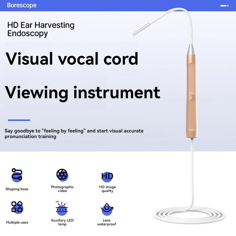 3.9mmHD Video Electronic Mirror Vocal Cord Observer Waterproof Camera ...
