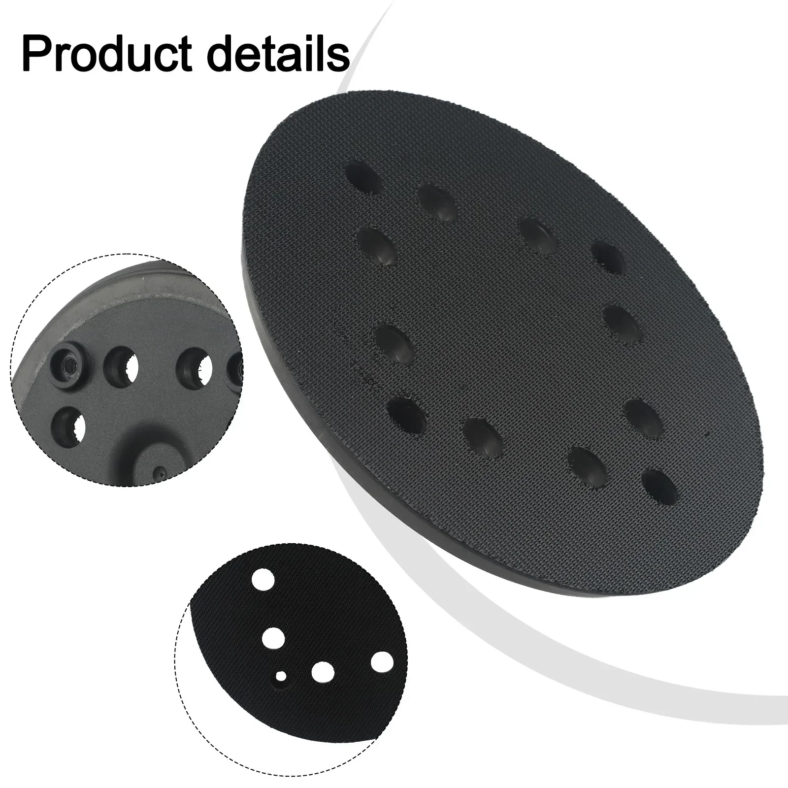 Round Polishing Wheel For Bosch Eccentric Sander PEX 270 A PEX 270 AE Sanding Pad 125mm 8 Holes Polishing Wheel Tools
