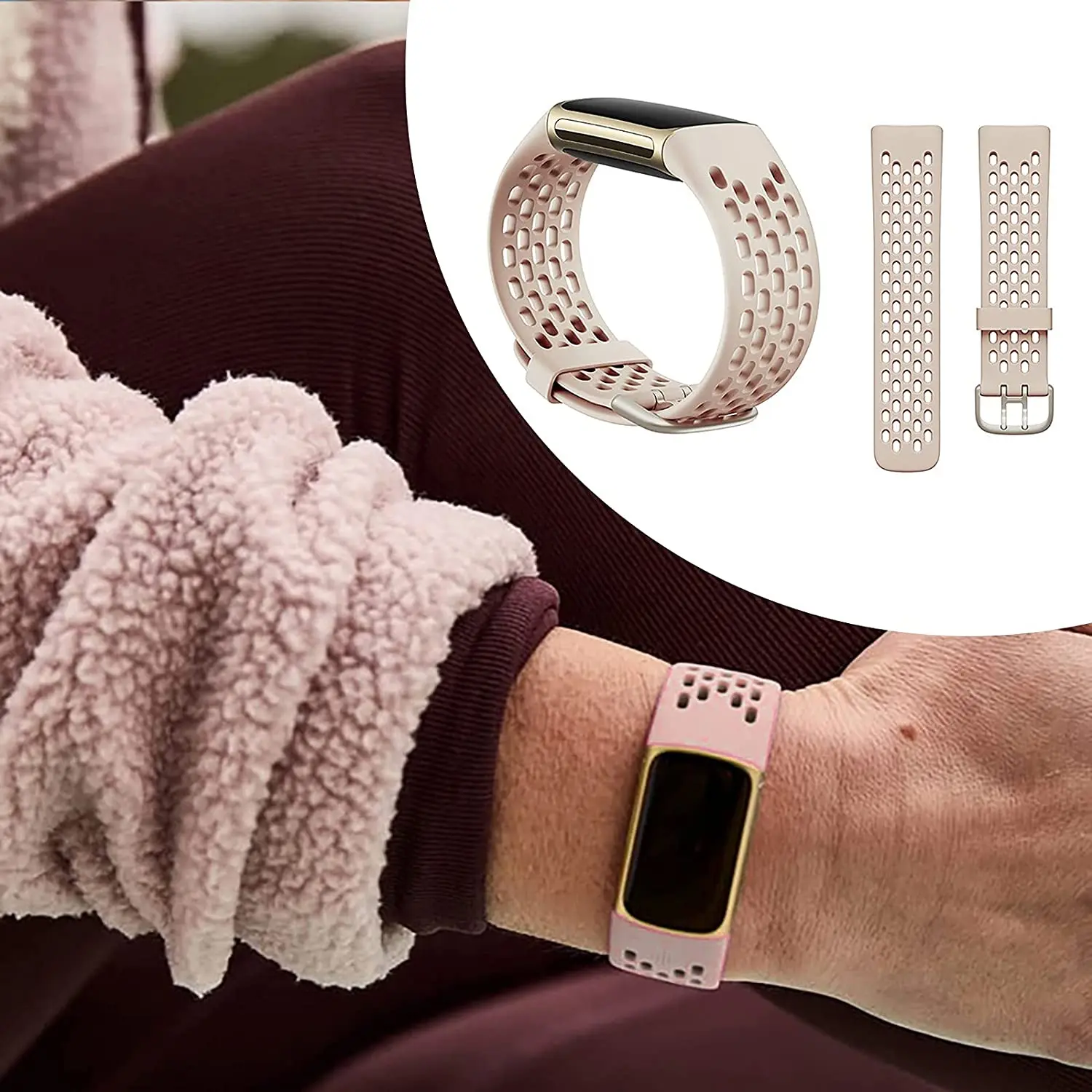 Breathable Silicone Sports Wristband