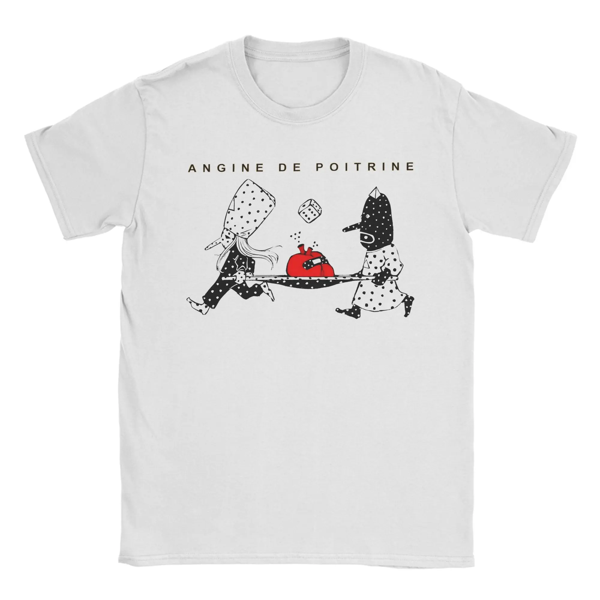 Angine De Poitrine Rock Band T-Shirt Sommer Vintage T-Shirts Baumwolle Hip Hop T-Shirt für Erwachsene Print Top Tees