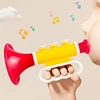 1PC Mini Baby Trumpet Toys Children Early Montessori Educational Toy Colorful Musical Instruments Games for Kids Gifts Horn Toy 1