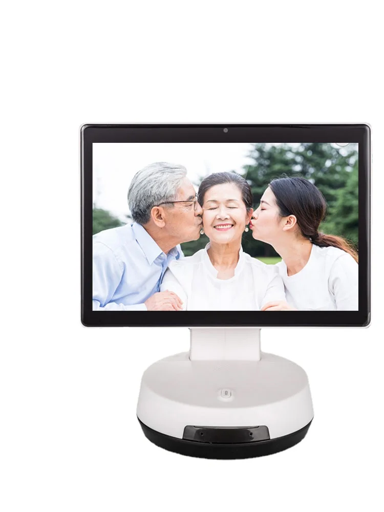 

Elderly Living Alone Artifact Video Call Two-Way Intercom Visual Monitoring Long Neck Cat Elderly Accompany Intelligent Robot