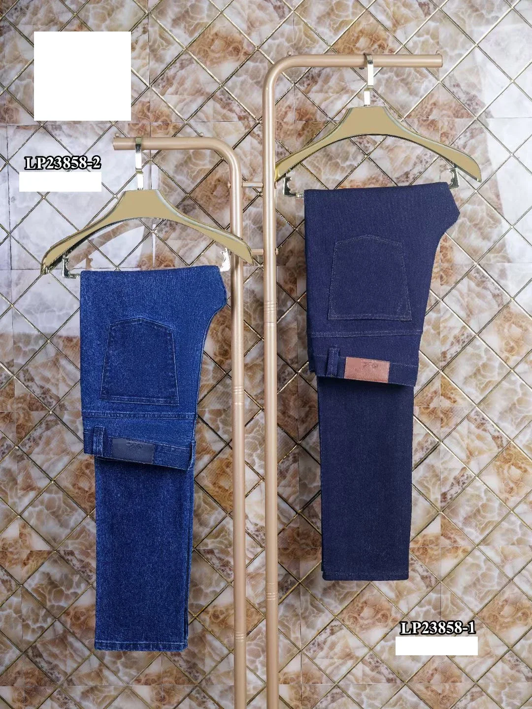 

BILLIONAIRE OECHSLI Jeans thick men 2024 Autumn winter new cotton zipper long Pants comfort high quality big size 31-40