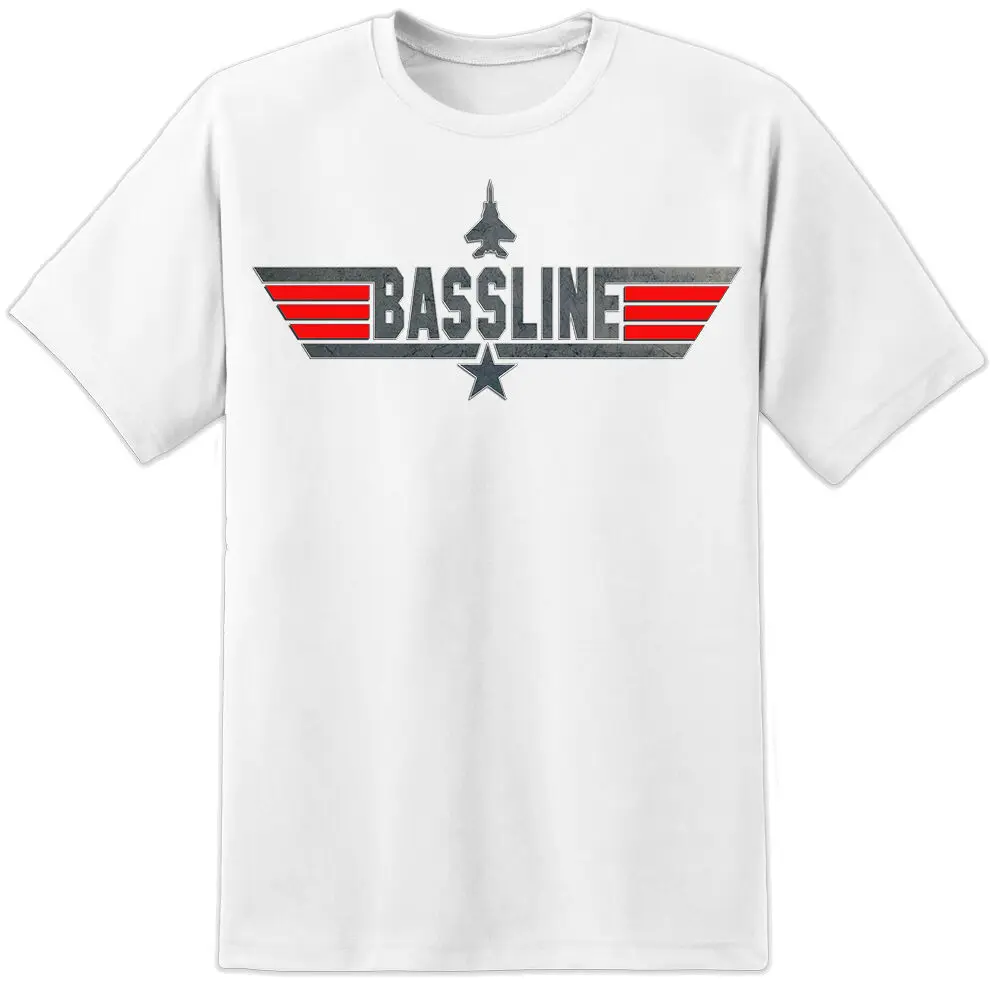 Bassline Top Gun T Shirt Dj Pioneer Cdj2000 Decks 1210 Akai Nexus Technics Nxs