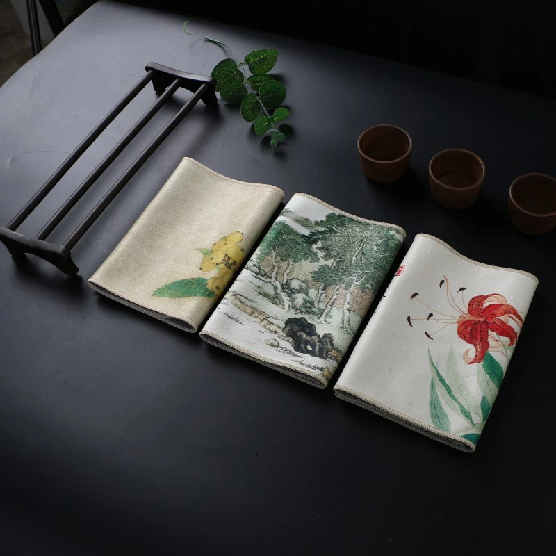 Tea Towel for Chinese Tea Cleaning 30*16cm
