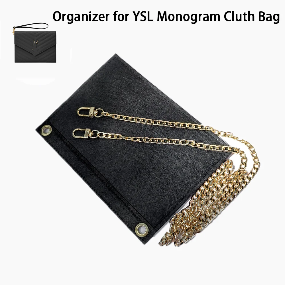 ysl monogram clutch bag