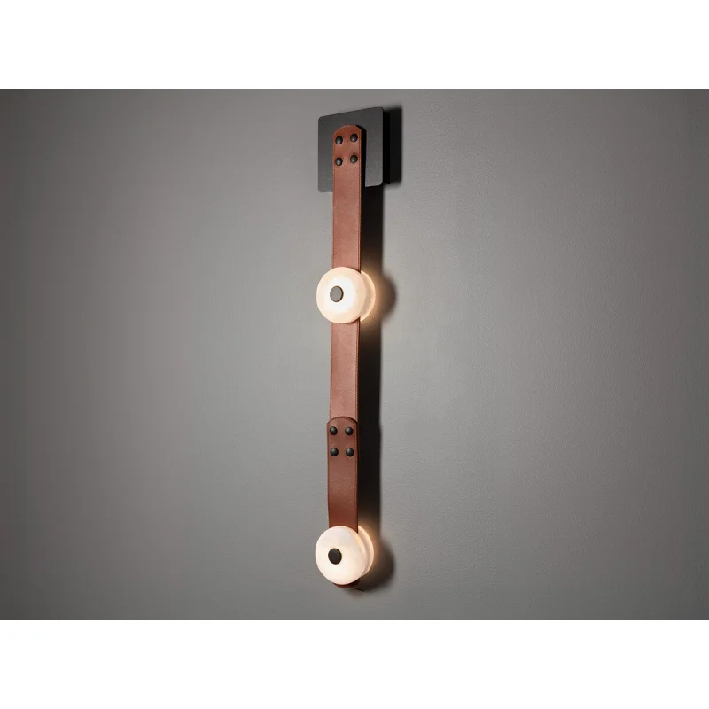 Italian Minimalist Belt Wall Lamp Designer Room EmptyloftHigh-Rise Staircase Restaurant