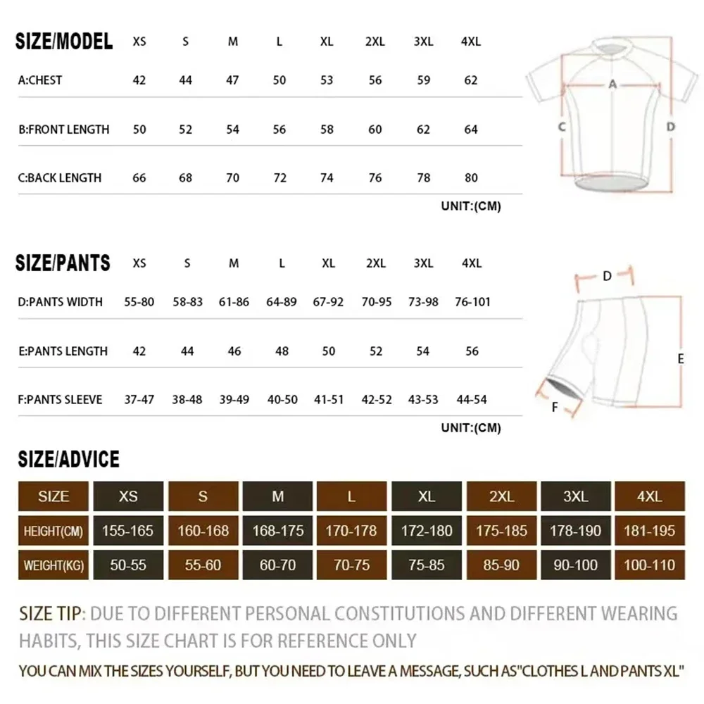 Rx Mavic Cycling Clothing Men Cycling Set Bike Clothing Breathable Anti-UV Bicycle Suits Wear Bib Short Sleeve JerseyClothes