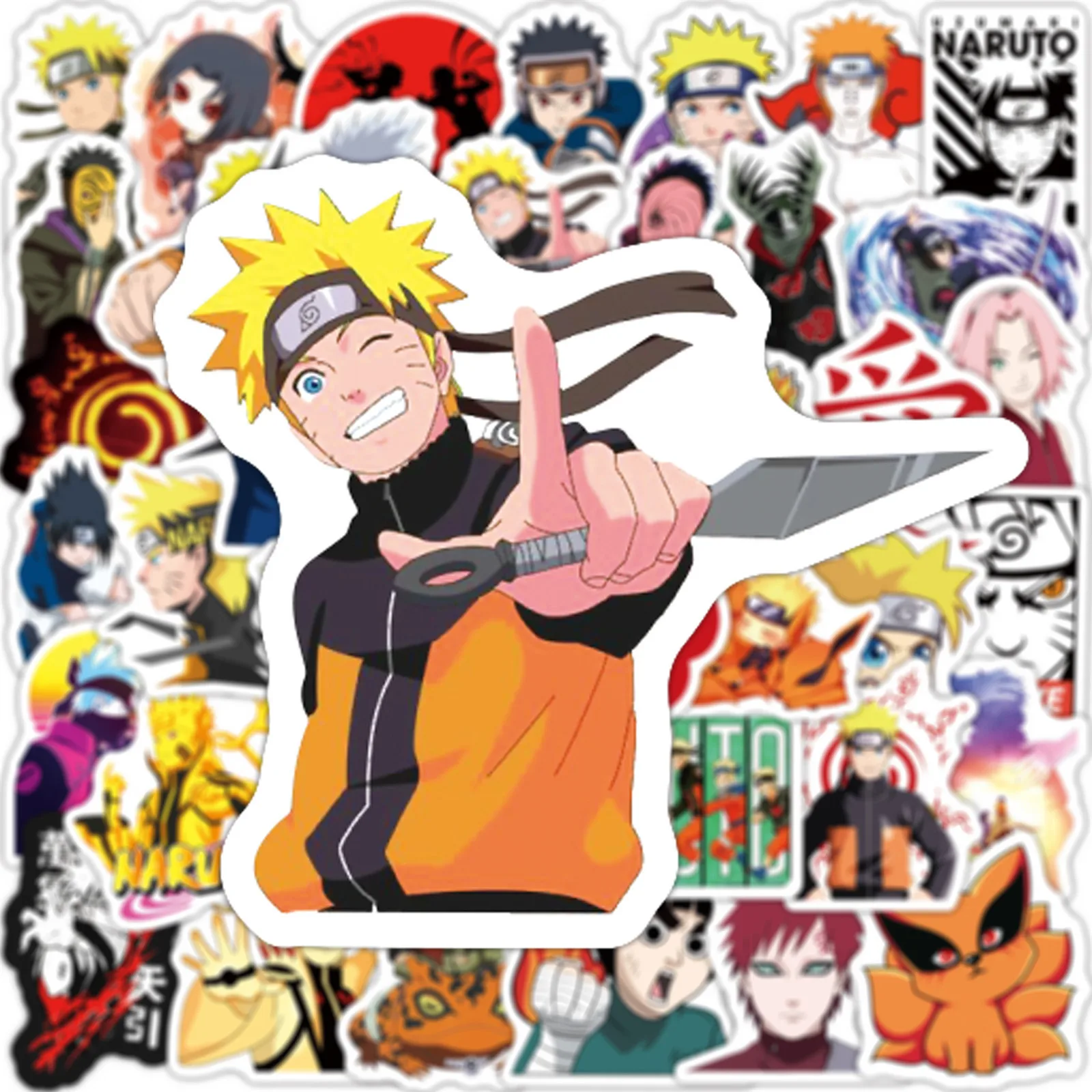 I made Naruto stickers for my son! They are so cute and had to