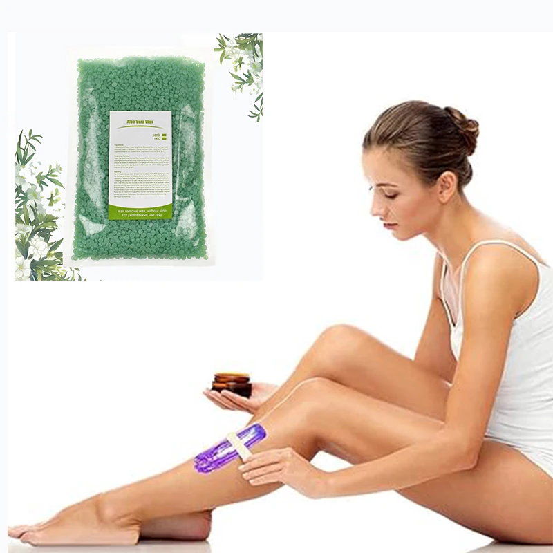 Hard Wax Beads Wax Beans For Hair Removal Sensitive Skin With Tea Tree Formula For Full Body Facial Brazilian Bikini