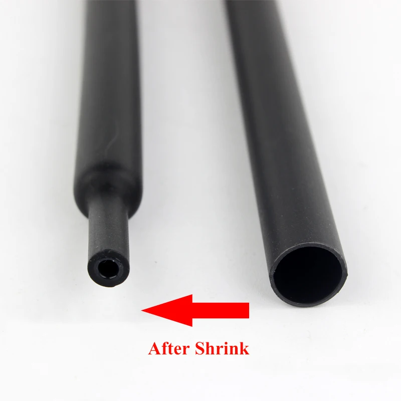 1.22meter 4:1 Heat Shrink Tube With Glue Thermoretractile Heat Shrinkable Tubing Dual Wall Tubing Diameter 4 6 8 16 24 40 52 72