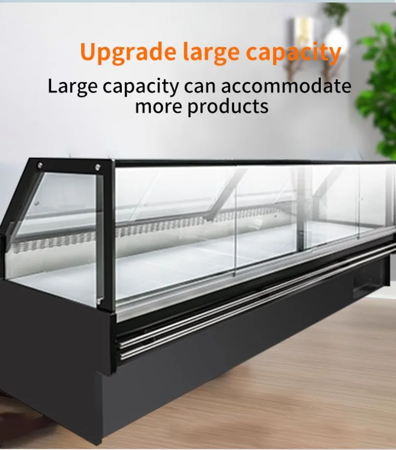 2000mm Multi Style All Copper Refrigeration Microcomputer Controlled Air-Cooled Cooked Food Cabinet
