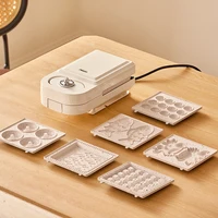 650W Electric Sandwich Maker Multifunctional Waffle Machine Toaster Baker Timing Breakfast Machine Takoyaki Pancake Donuts 220V 2